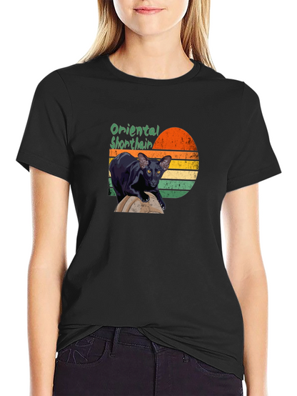 Oriental Shorthair Cat T-Shirt