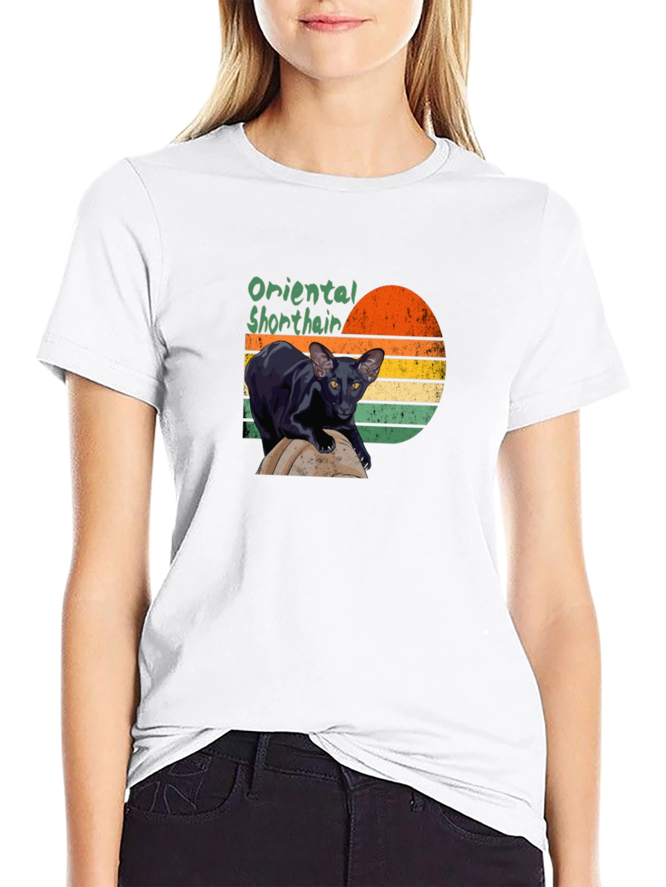 Oriental Shorthair Cat T-Shirt