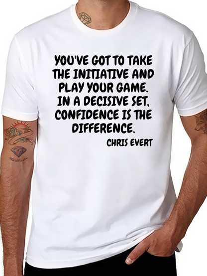 Motivational Quote T-Shirt - Confidence is Key