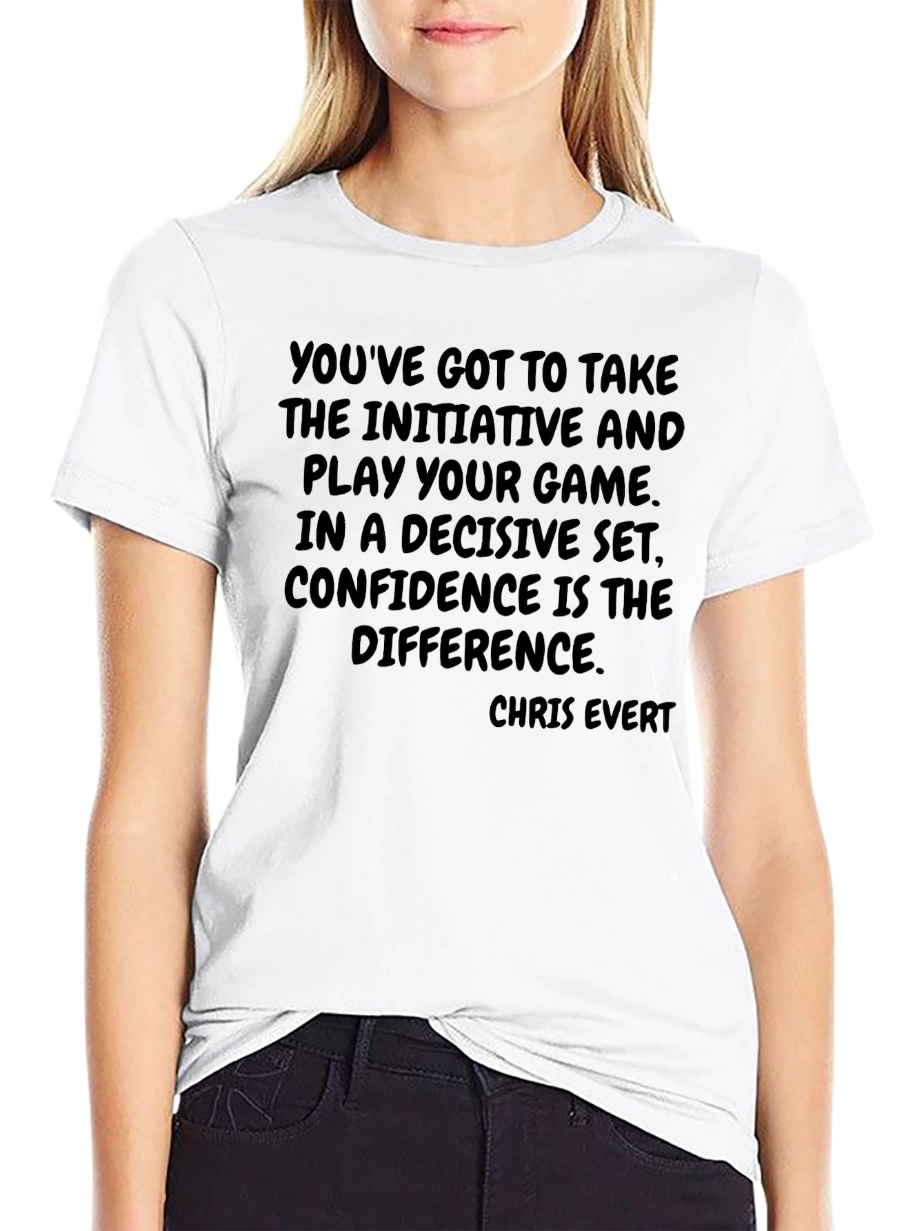 Motivational Quote T-Shirt - Confidence is Key
