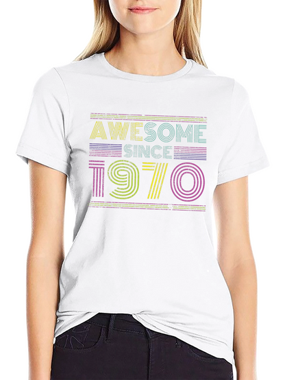 Awesome Since 1970 Graphic Tee