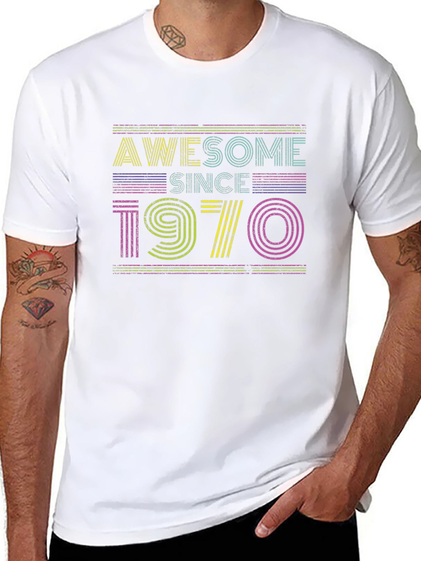 Awesome Since 1970 Graphic Tee