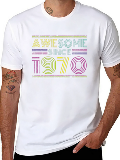 Awesome Since 1970 Graphic Tee