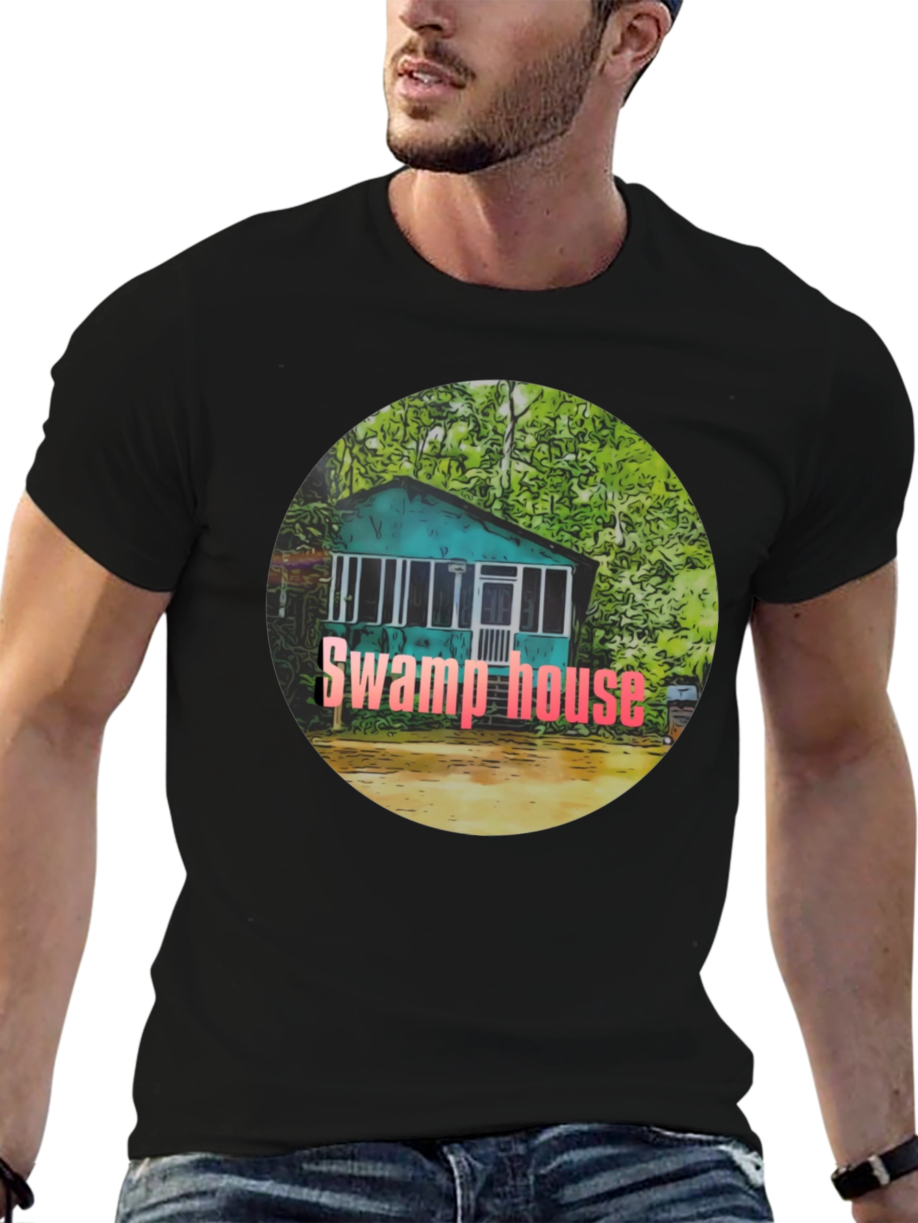 Swamp House Graphic Tee - Unique Design