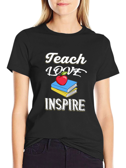 Teach Love Inspire T-Shirt Teacher Gift