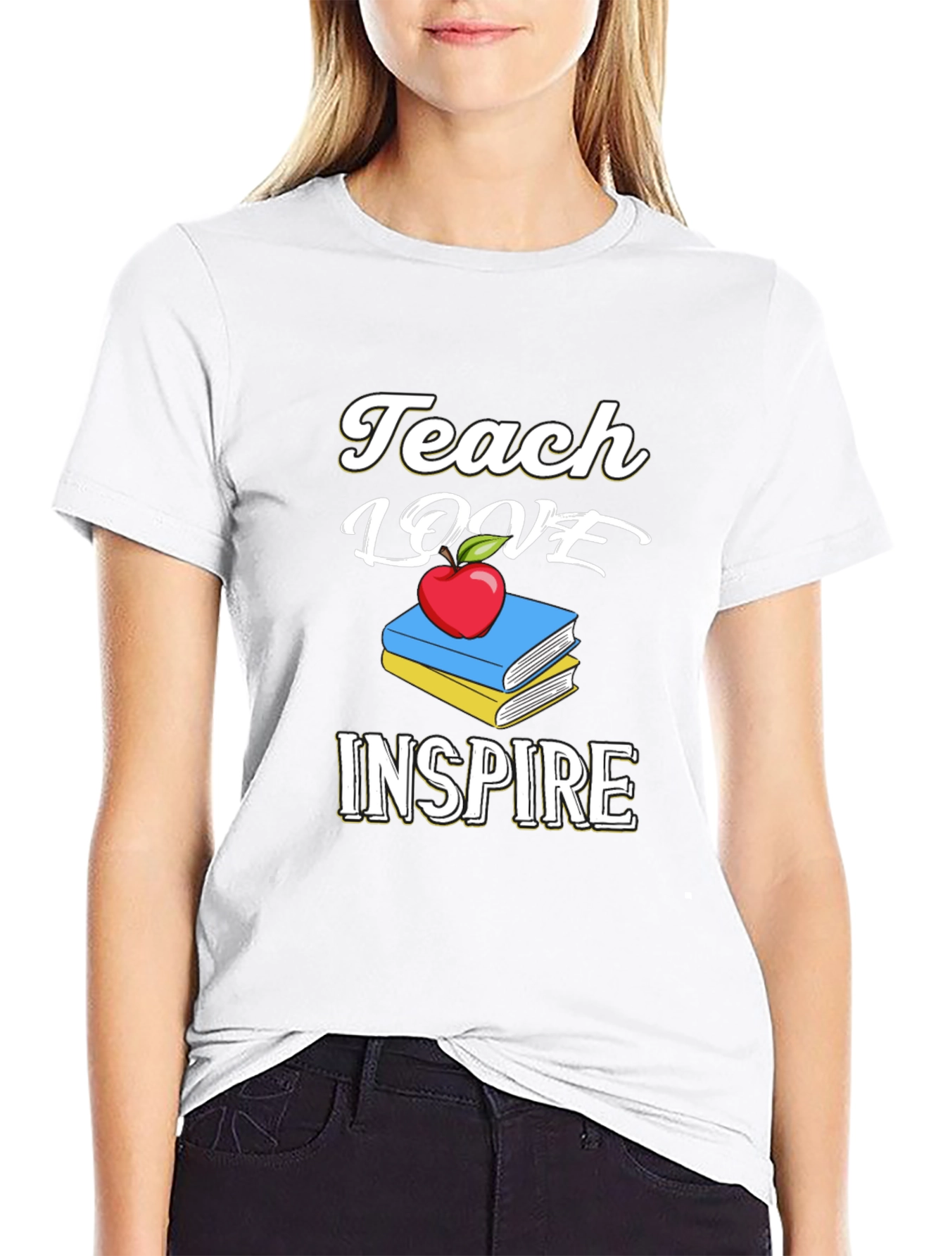 Teach Love Inspire T-Shirt Teacher Gift
