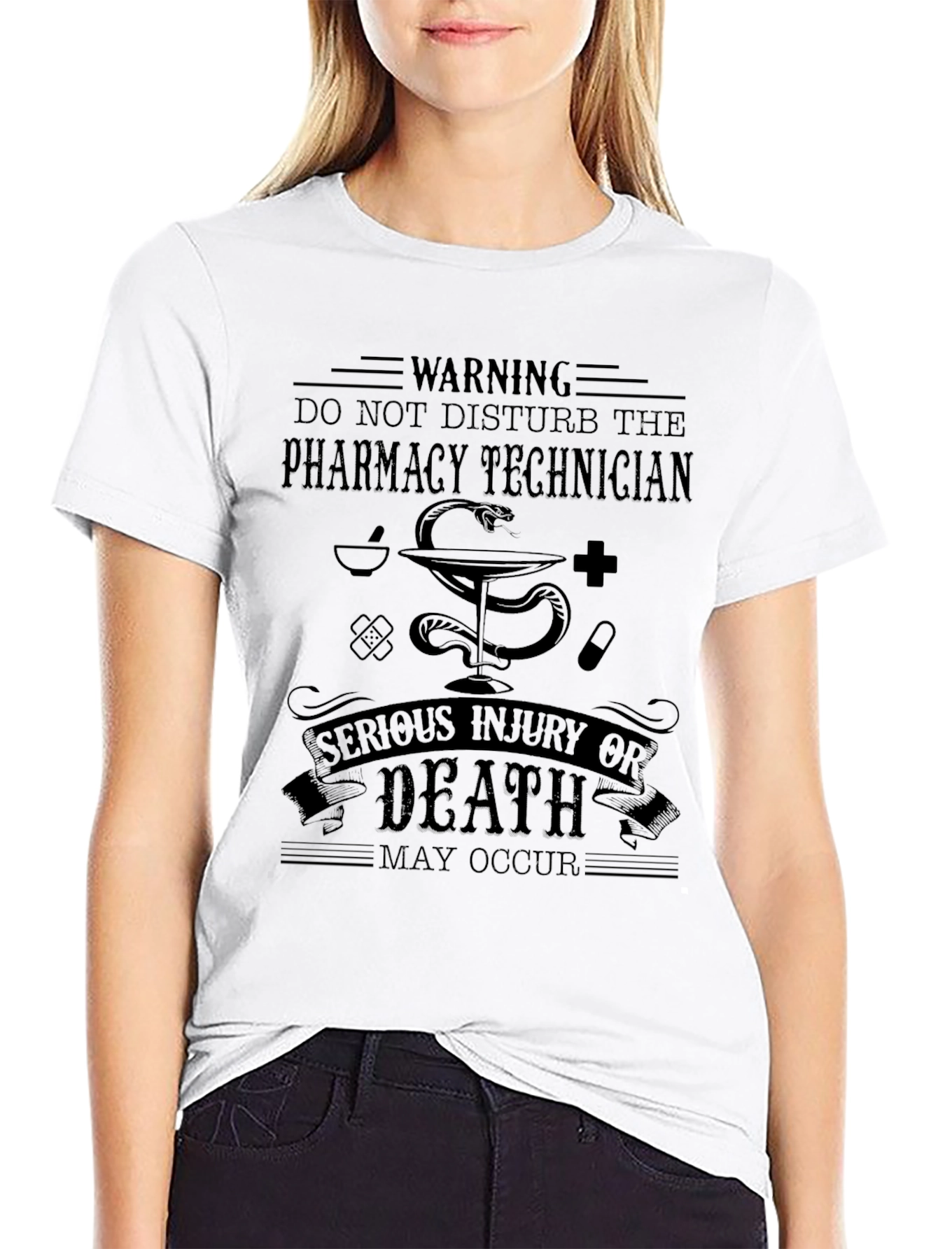 Pharmacy Technician Warning T-Shirt
