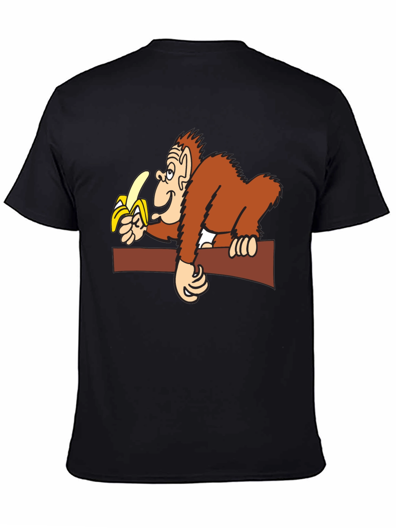 Funny Monkey Banana Graphic T-Shirt