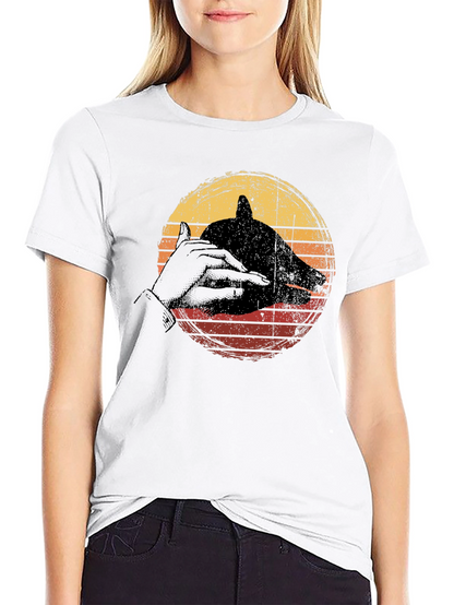 Retro Hand Shadow Puppet T-Shirt