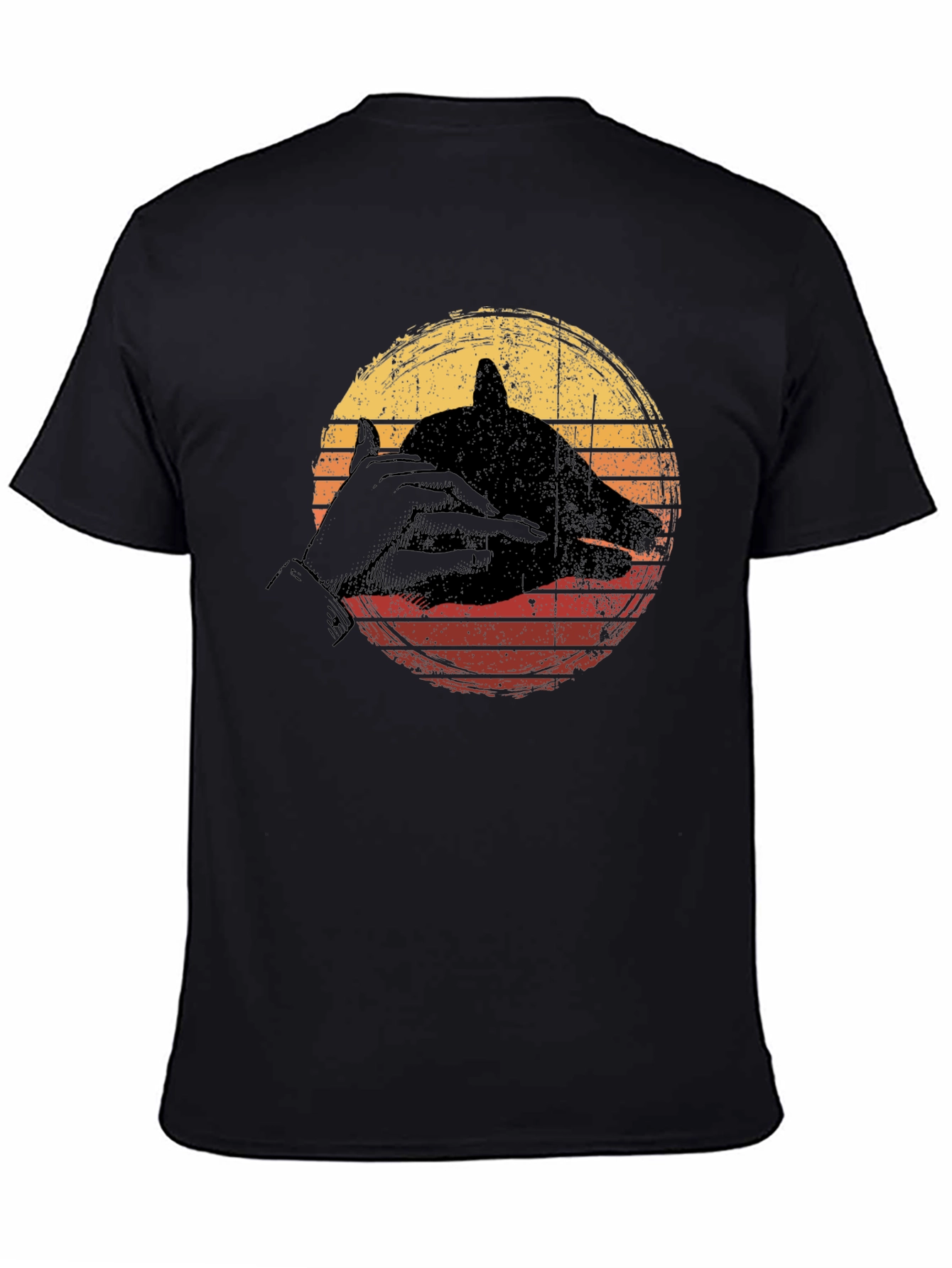 Retro Hand Shadow Puppet T-Shirt