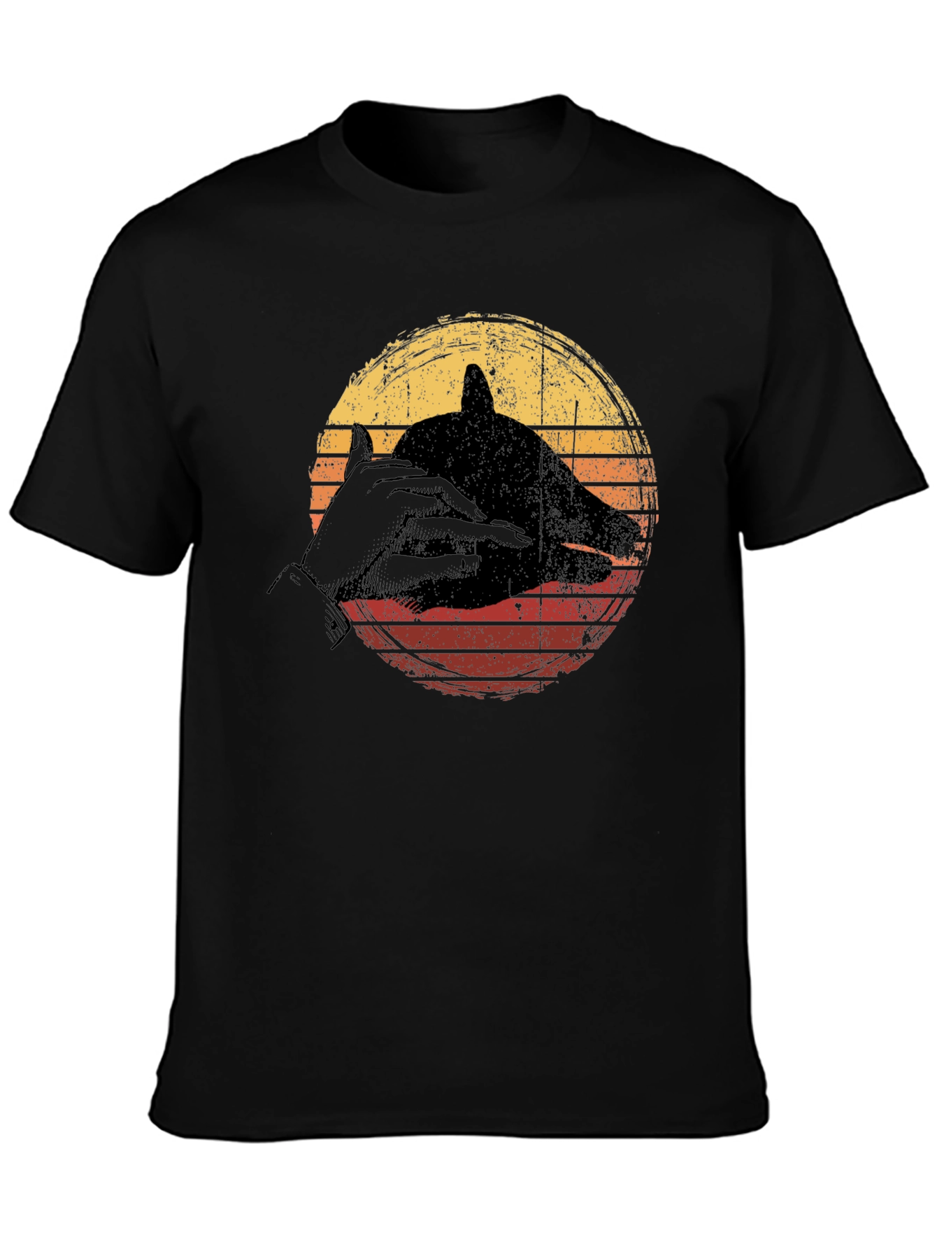 Retro Hand Shadow Puppet T-Shirt
