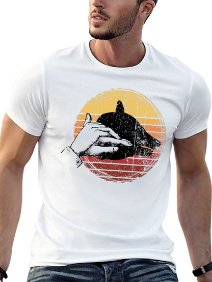 Retro Hand Shadow Puppet T-Shirt