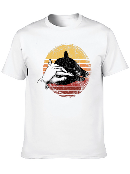 Retro Hand Shadow Puppet T-Shirt