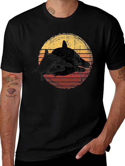 Retro Hand Shadow Puppet T-Shirt
