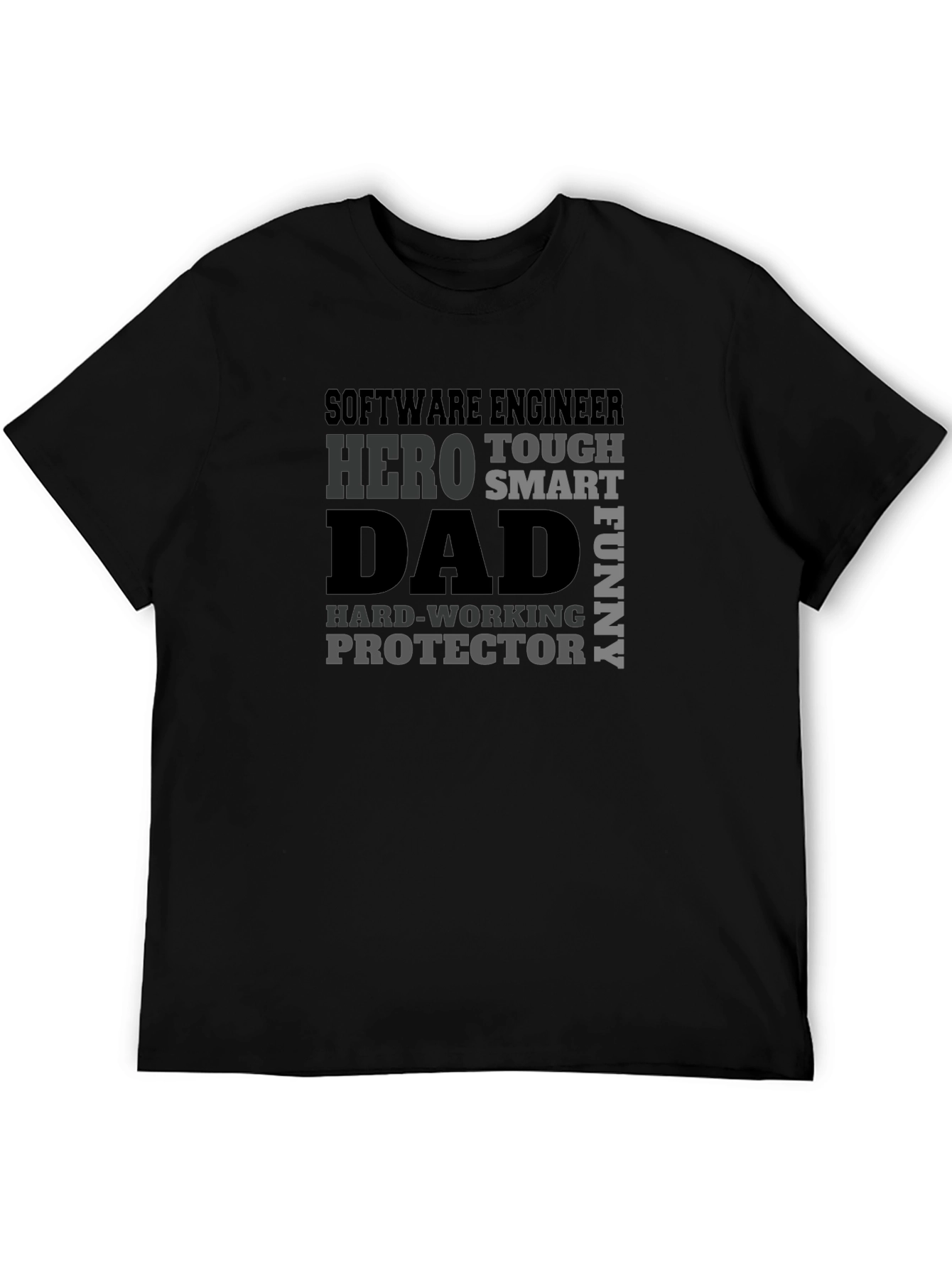 Software Engineer Dad T-Shirt - Hero Protector Funny