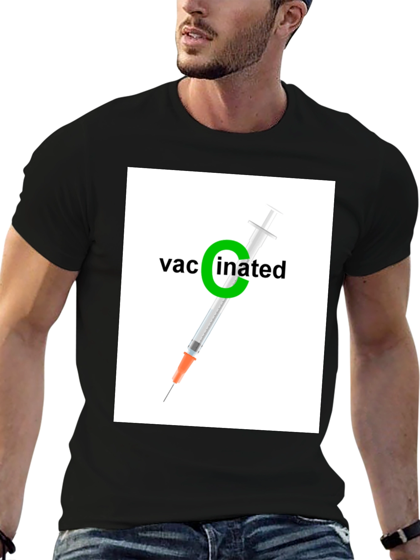 Vaccinated T-Shirt: Stylish and Comfortable