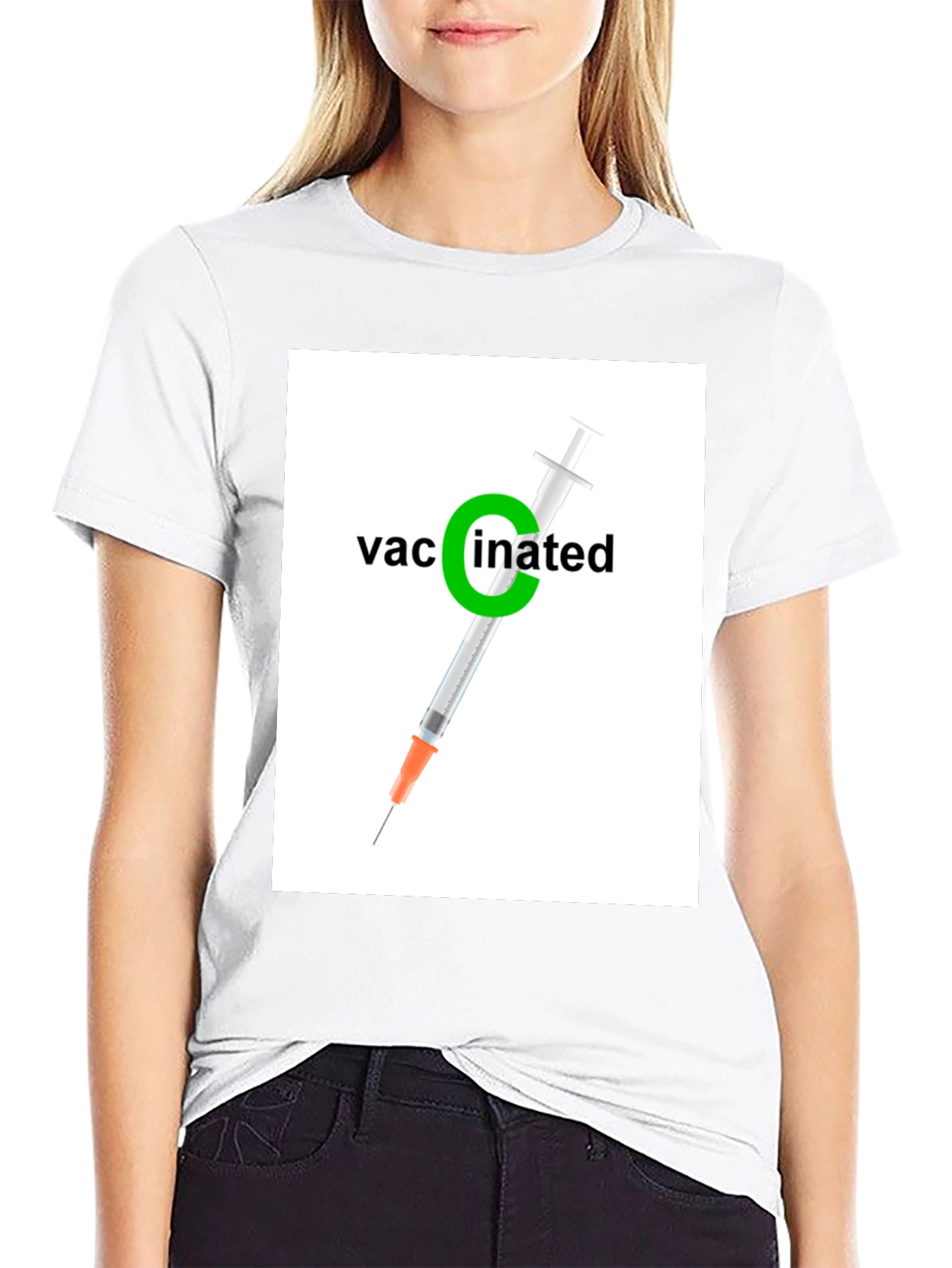 Vaccinated T-Shirt: Stylish and Comfortable