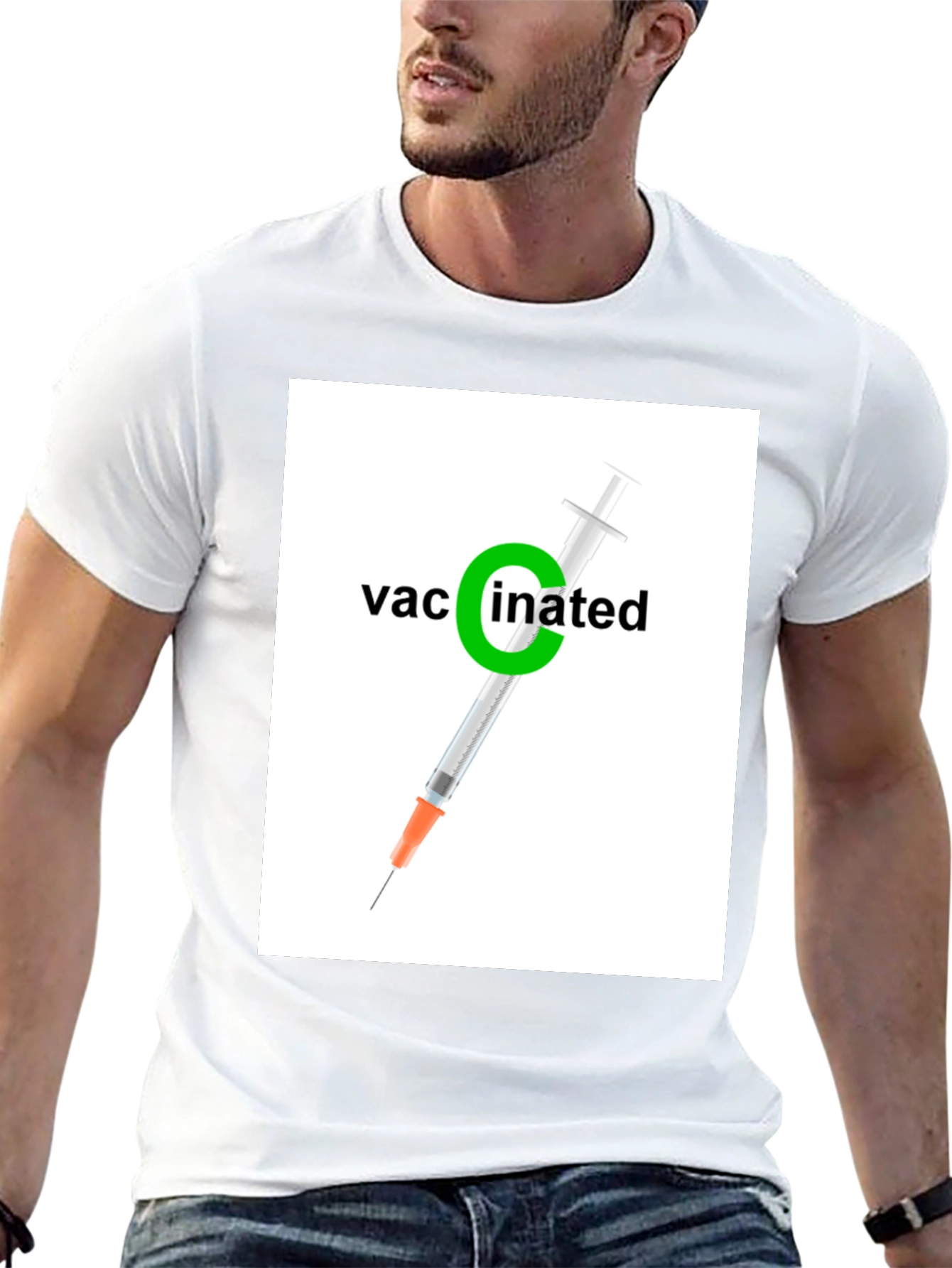 Vaccinated T-Shirt: Stylish and Comfortable