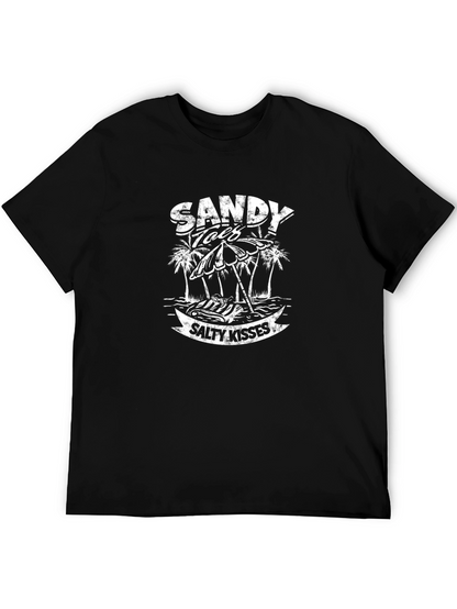 Sandy Toes & Salty Kisses T-Shirt - Beach Vibes