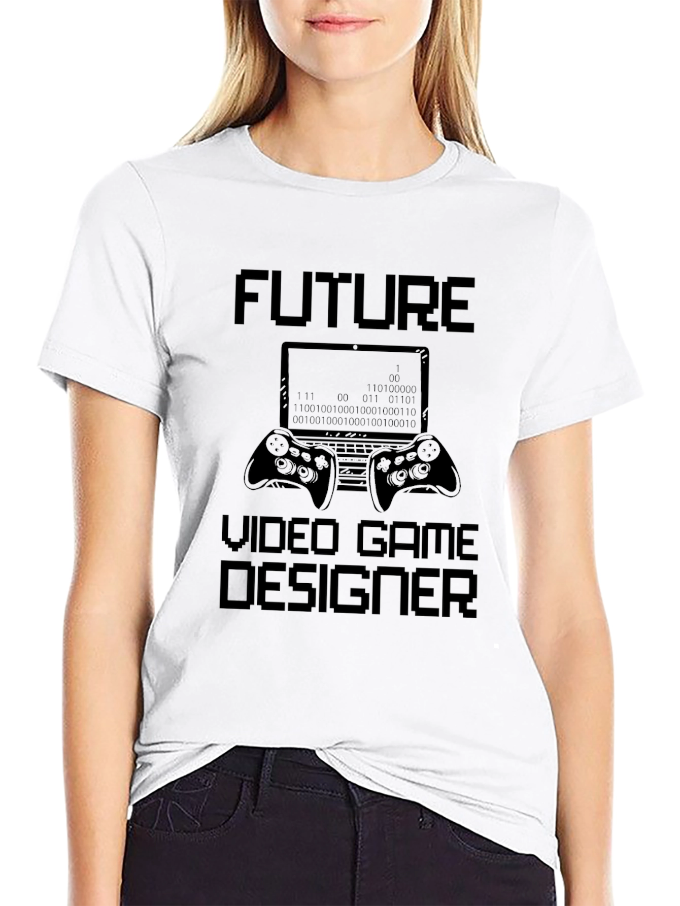 Future Video Game Designer Black Graphic Tee