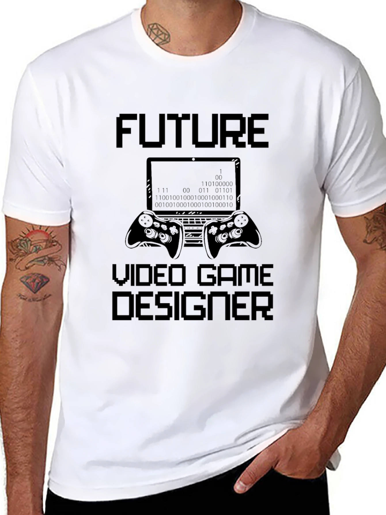 Future Video Game Designer Black Graphic Tee