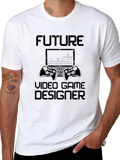 Future Video Game Designer Black Graphic Tee