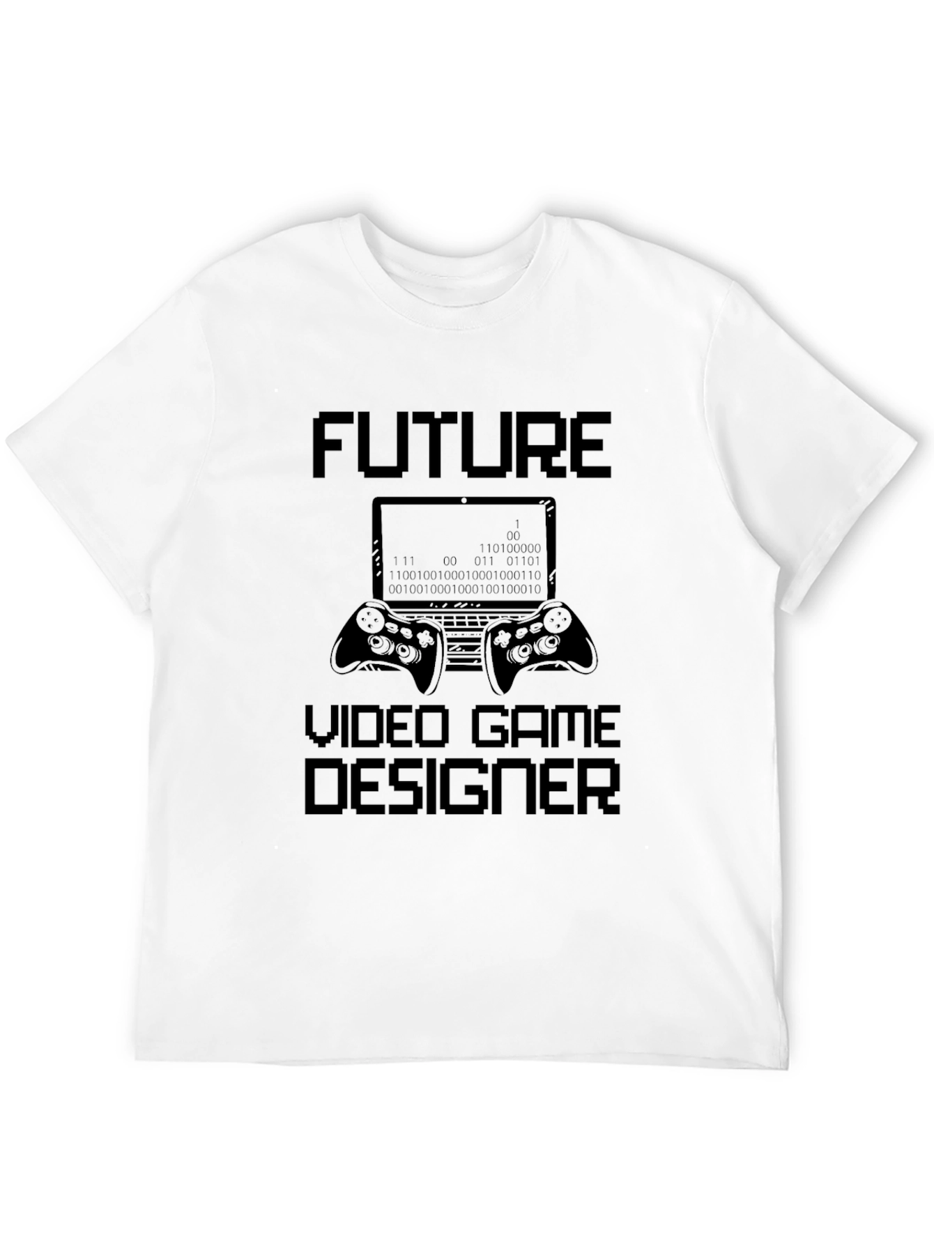 Future Video Game Designer Black Graphic Tee