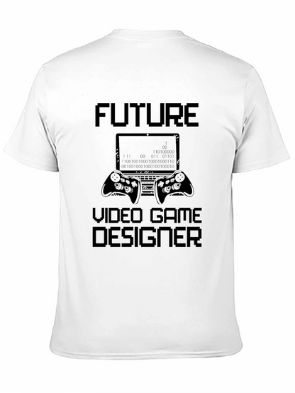 Future Video Game Designer Black Graphic Tee