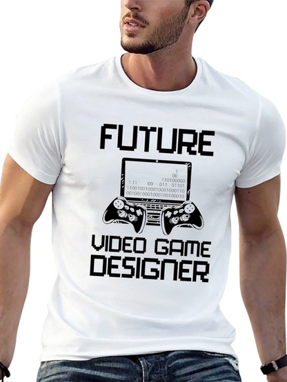 Future Video Game Designer Black Graphic Tee