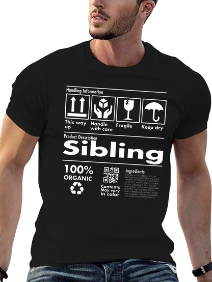 Sibling Organic T-Shirt - Handle with Care