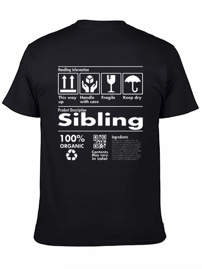 Sibling Organic T-Shirt - Handle with Care