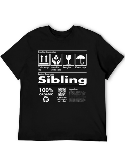 Sibling Organic T-Shirt - Handle with Care