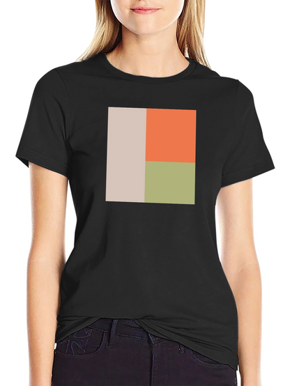 Modern Art Black T-Shirt