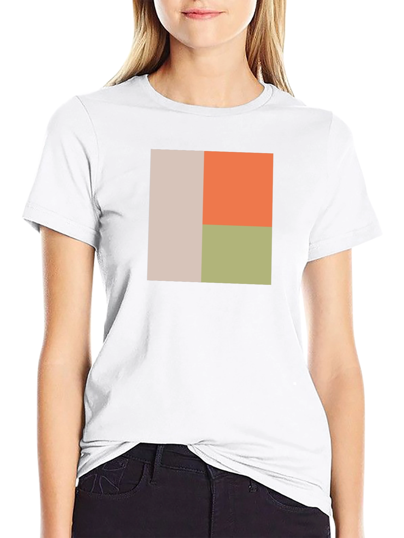 Modern Art Black T-Shirt