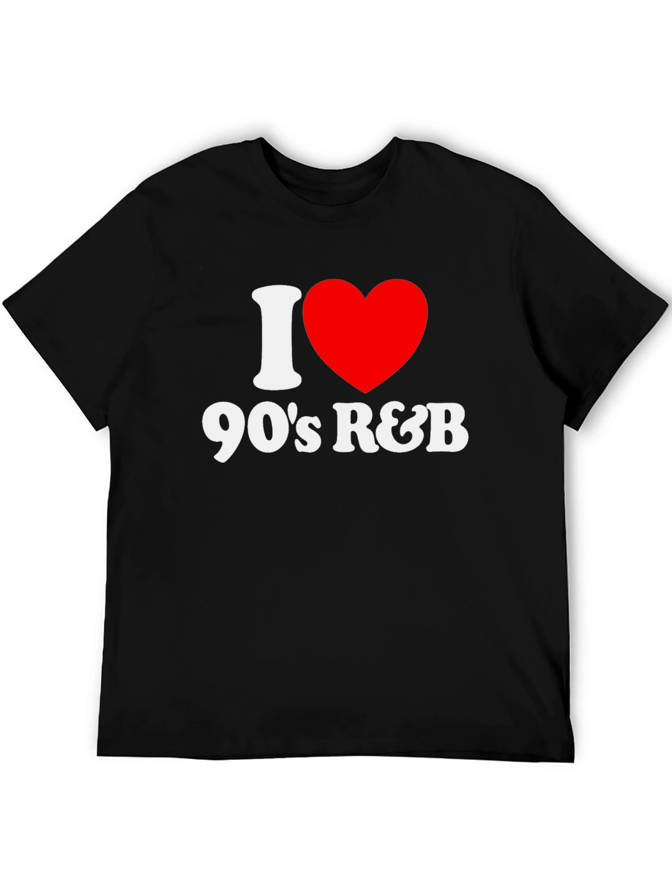 I Heart 90s R&B Black T-Shirt