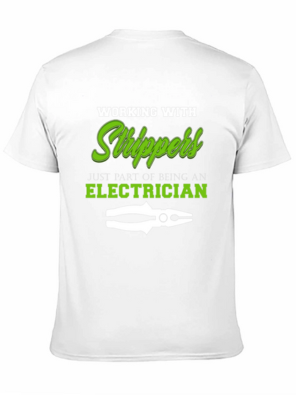 Electrician Stripper T-Shirt - Funny Work Tee