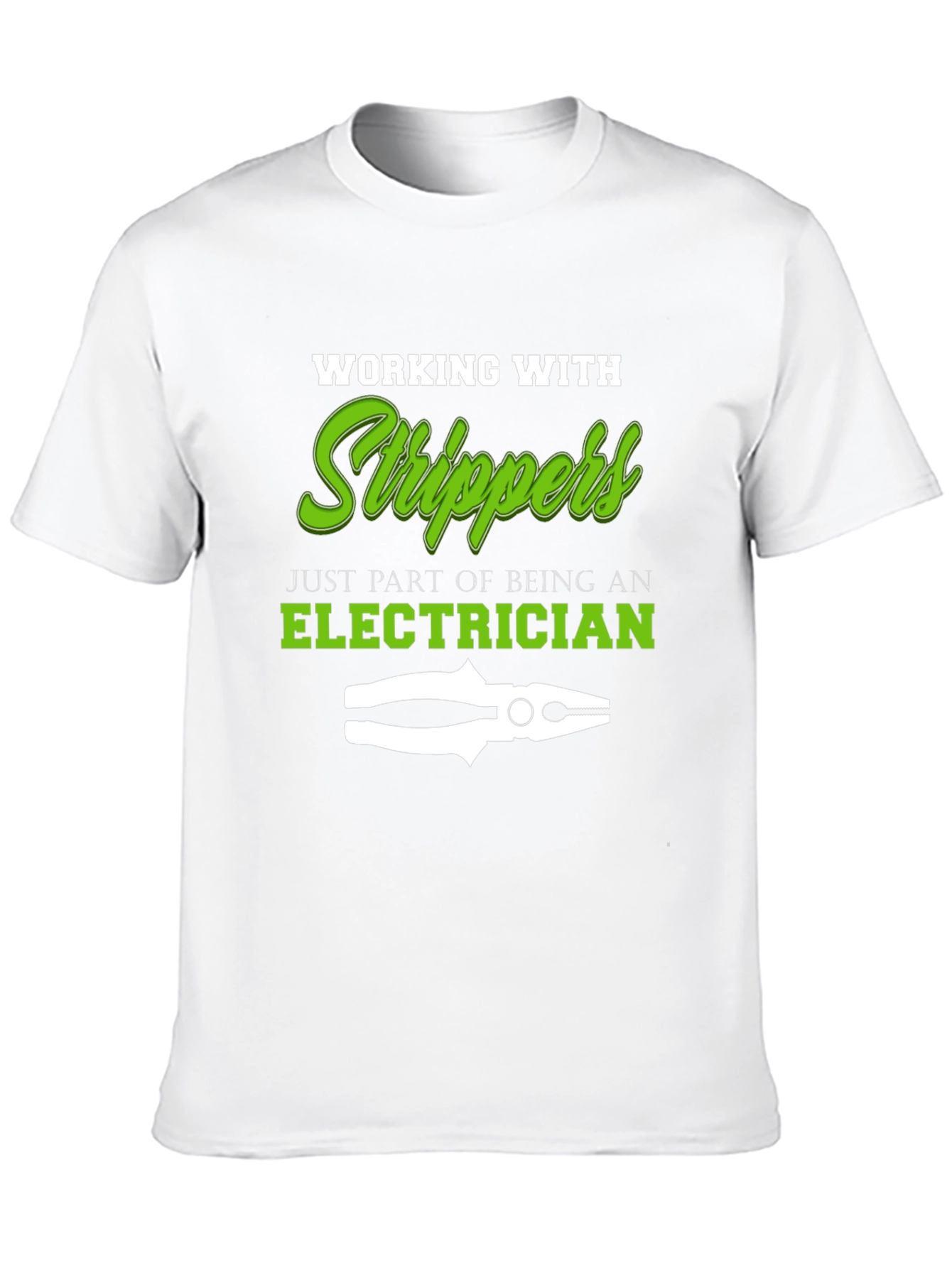 Electrician Stripper T-Shirt - Funny Work Tee