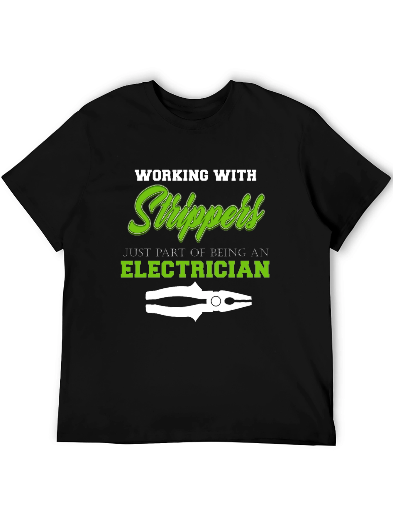 Electrician Stripper T-Shirt - Funny Work Tee