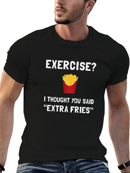 Extra Fries T-Shirt - Funny Foodie Tee