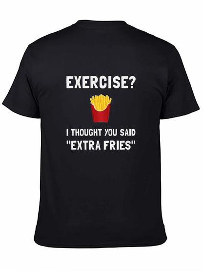Extra Fries T-Shirt - Funny Foodie Tee