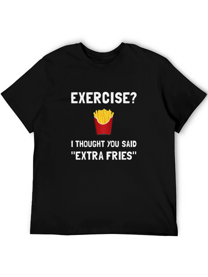 Extra Fries T-Shirt - Funny Foodie Tee