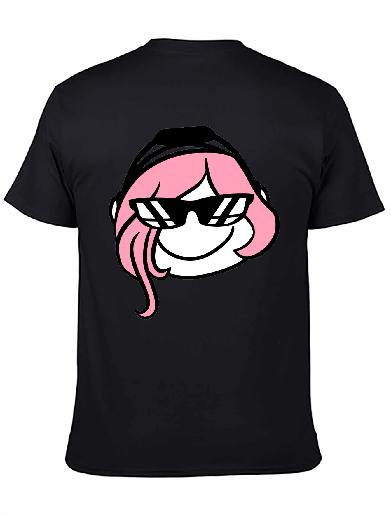 Cool Anya T-Shirt - Black Cartoon Graphic Tee