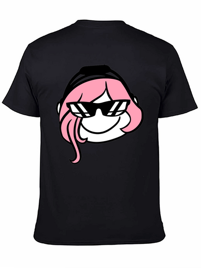 Cool Anya T-Shirt - Black Cartoon Graphic Tee