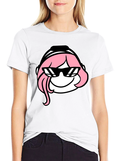 Cool Anya T-Shirt - Black Cartoon Graphic Tee