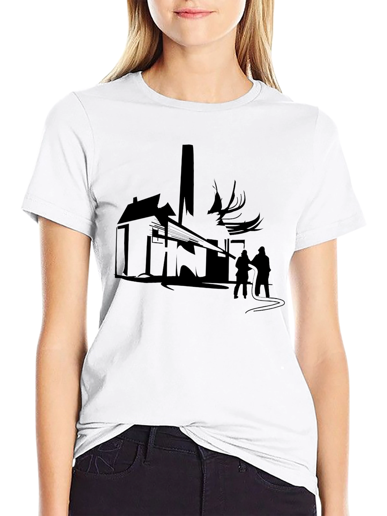 Urban Decay Graphic Tee - Black Cotton Casual