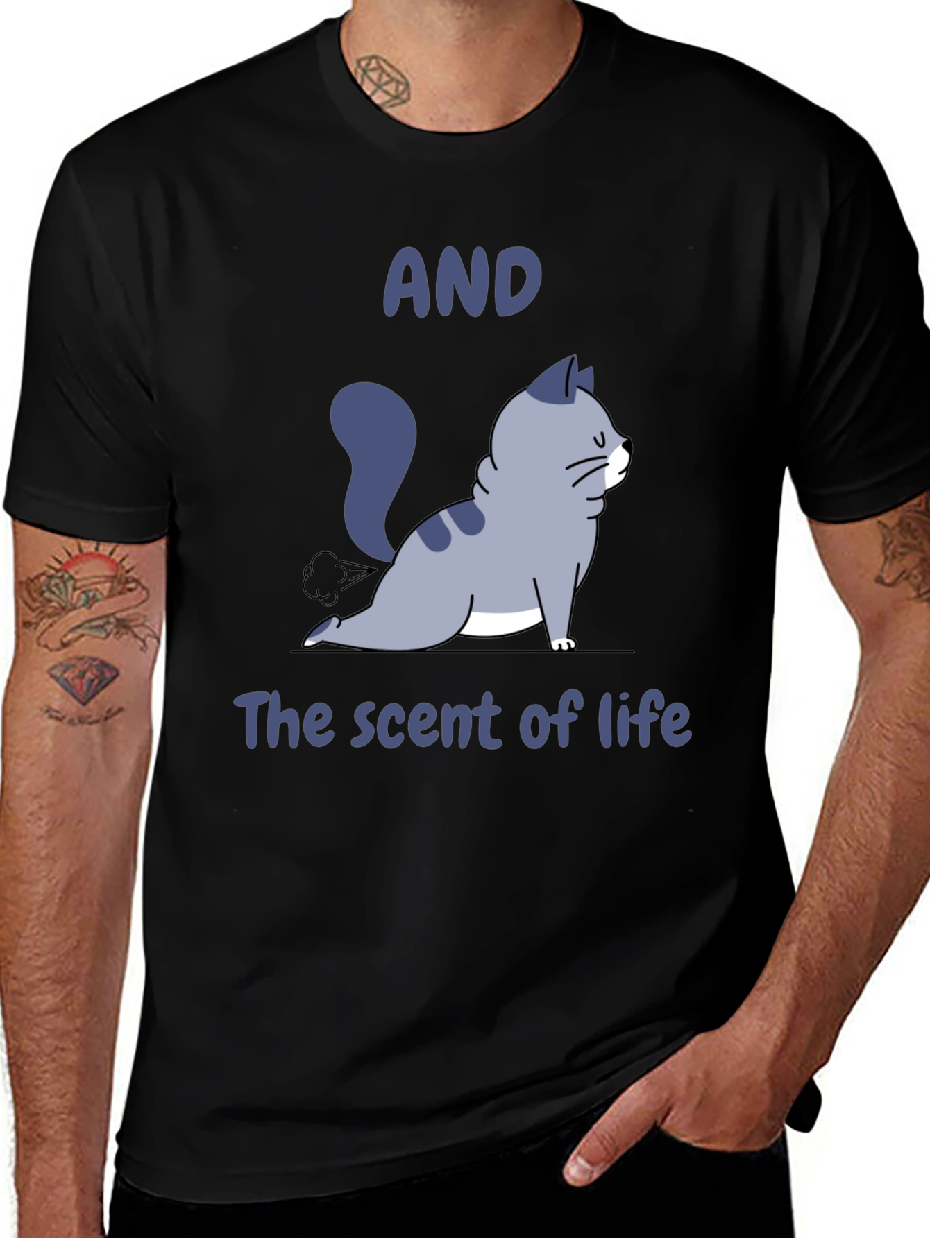 Funny Cat Fart T-Shirt - Scent of Life