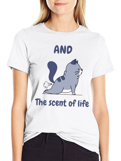 Funny Cat Fart T-Shirt - Scent of Life