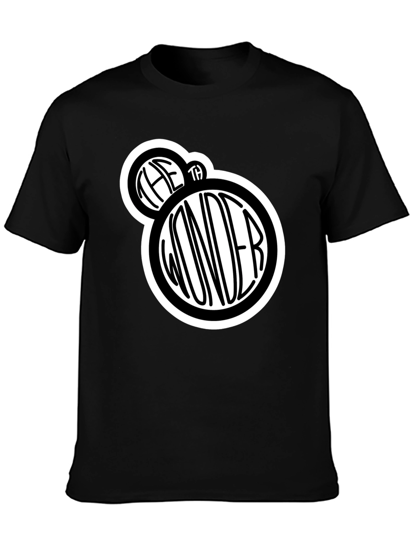 The Wonder Circle Graphic T-Shirt - Black