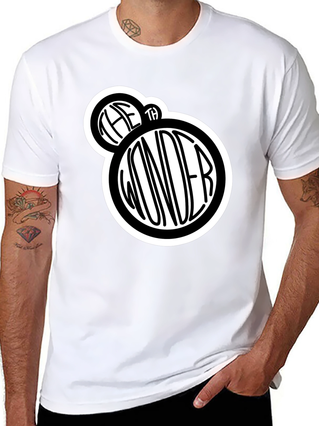The Wonder Circle Graphic T-Shirt - Black