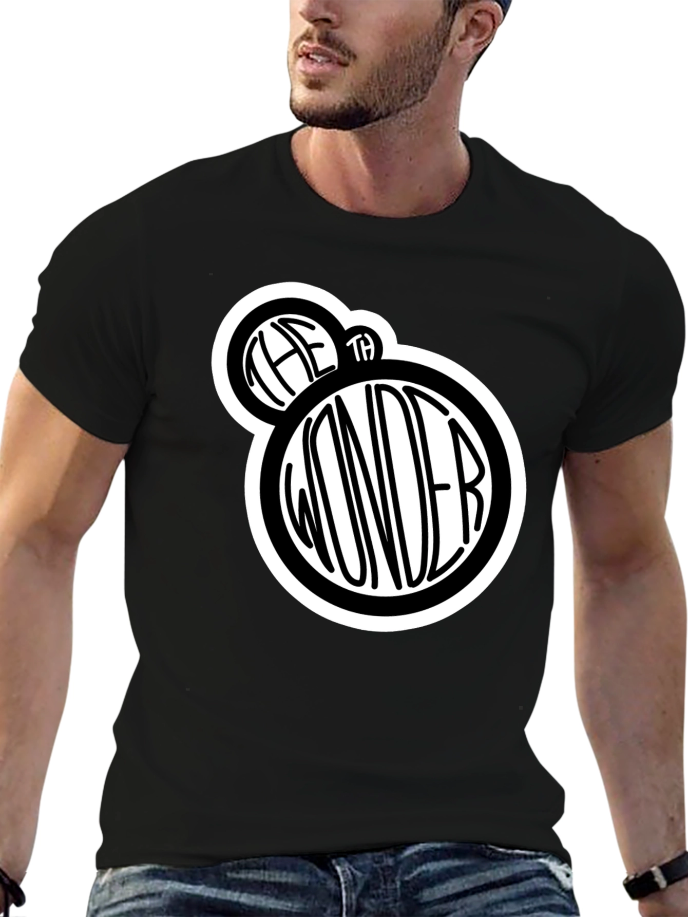 The Wonder Circle Graphic T-Shirt - Black